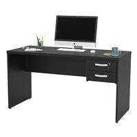 Mesa De Escritório 1.60x60 Com Gaveteiro Netmobil - Preto