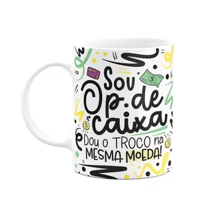 Caneca Profissões, Sou Operador(a) De Caixa