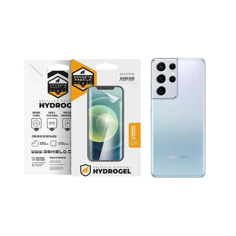Película Para Lente De Câmera Para Samsung Galaxy S21 Ultra - Hydrogel - Gshield