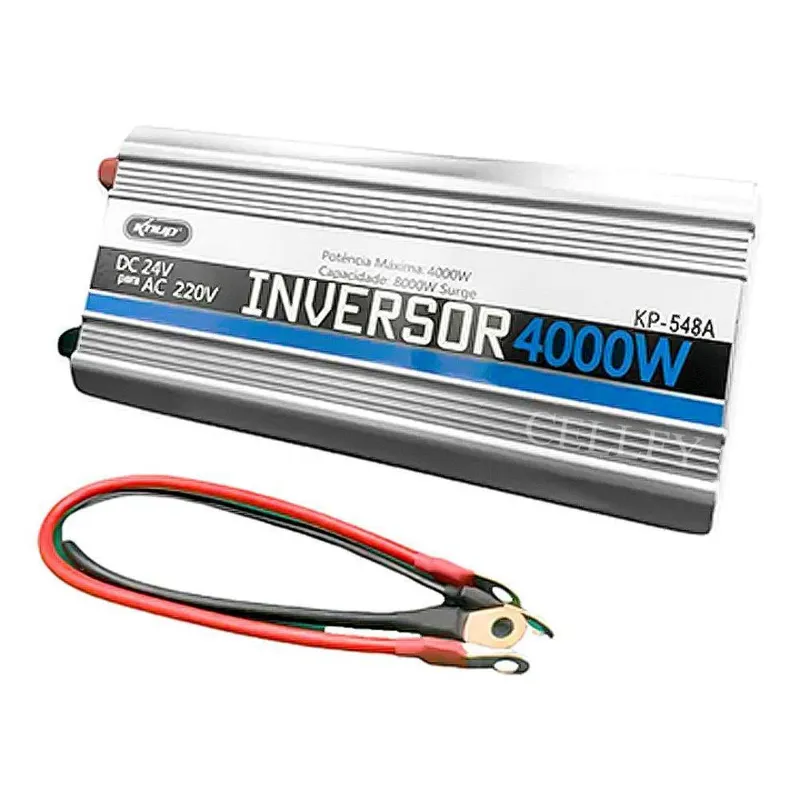 Inversor De Tensão Veicular 4000w 24v 220v Onda Senoidal Kp