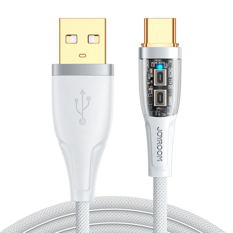 Cabo USB C 2.0, Carregamento Ultra Rápido, 1,2m, Branco - Joyroom