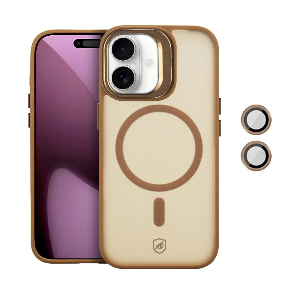 Capa Case Capinha Para Iphone 17 - Magsafe Titanium Desert - Gshield