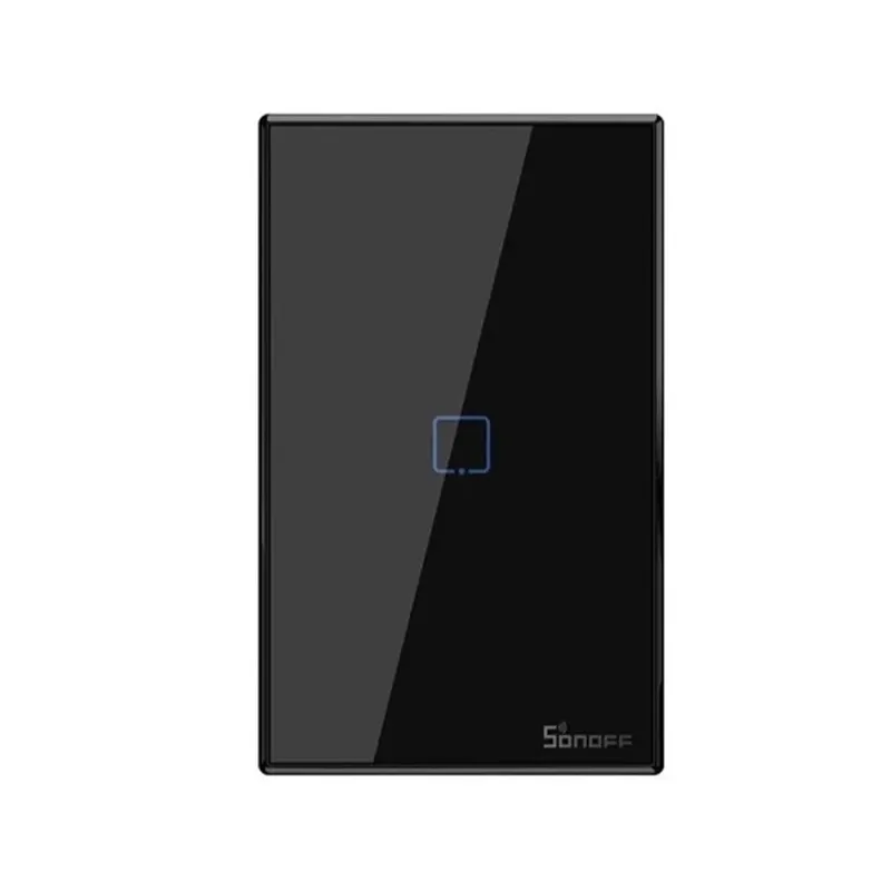 Interruptor Sonoff Tx Alexa 1 Botão Rf433 - Preto