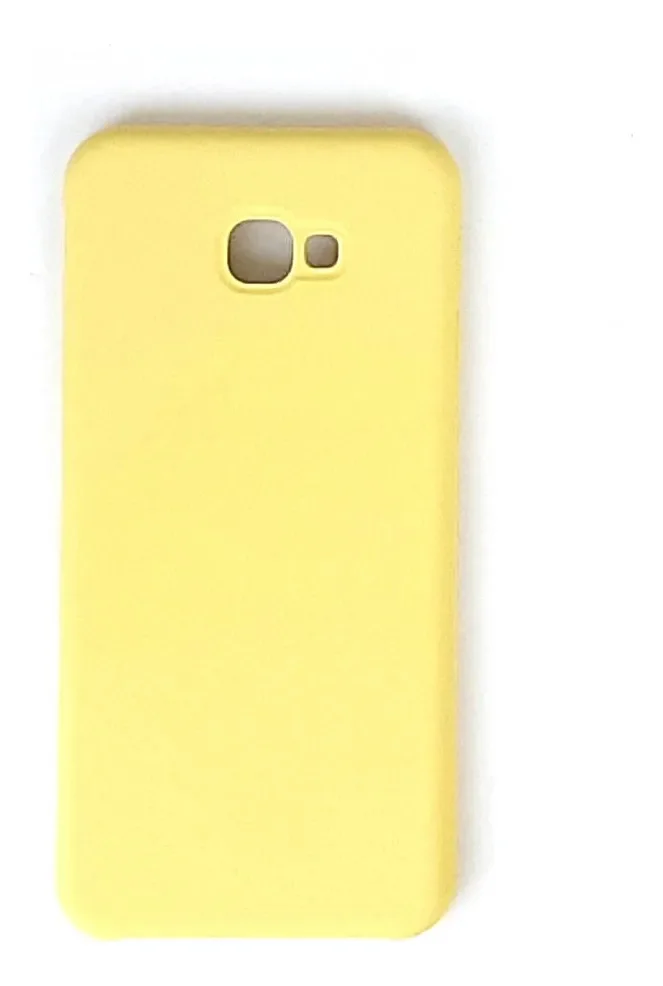 Capa Samsung J4 Plus Silicone Amarelo Lisa