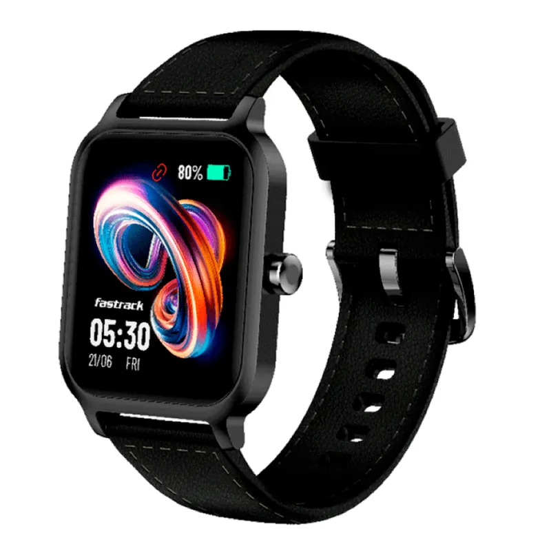 Smartwatch Level LVW-10, Tela TFT de 1.83", Compatível com, iOS, Android, Em Couro, Preta