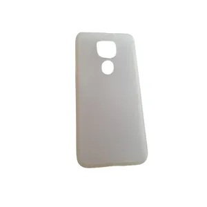 Capa Capinha Moto G9 G9 Play E7 Plus Silicone Resistente E Mole Flexível Cor:branco