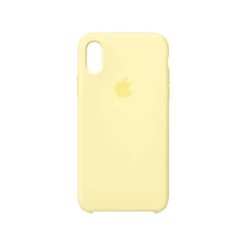 Capa de Silicone, Amarelo-creme, para iPhone XS Max