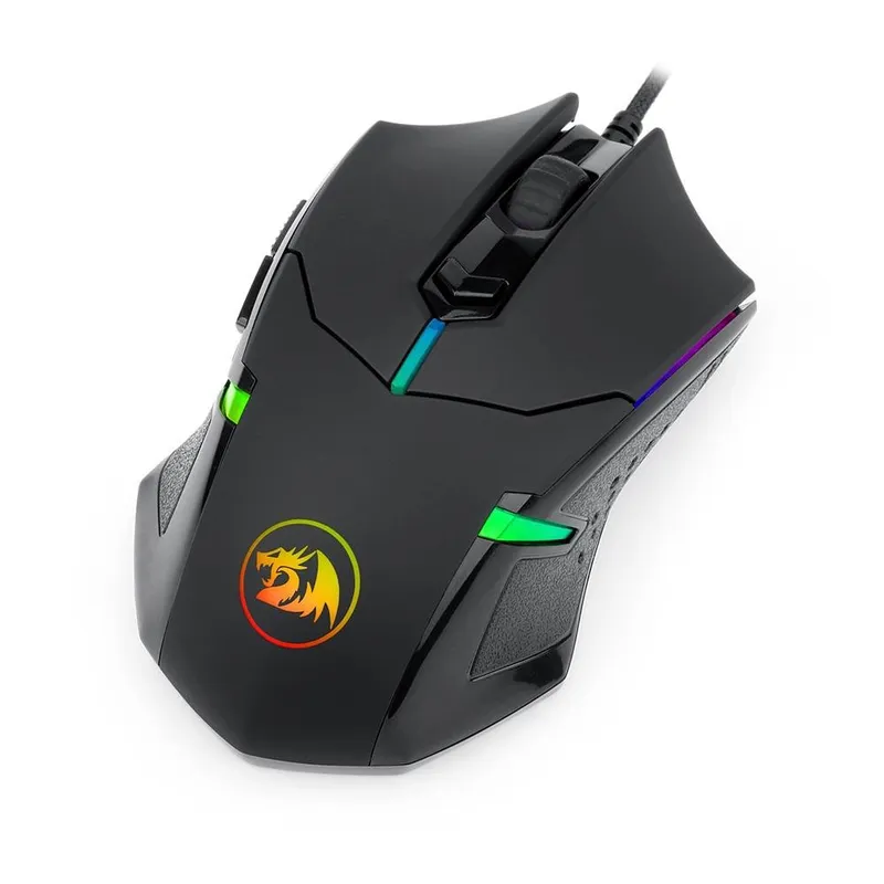 Mouse Gamer Redragon Predator, Chroma RGB, 8000DPI, 9 Botões, Preto - M612