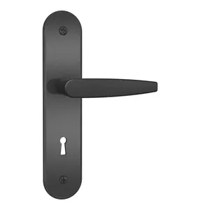 Fechadura Interna Espelho Preto [ 81433 ] Stam
