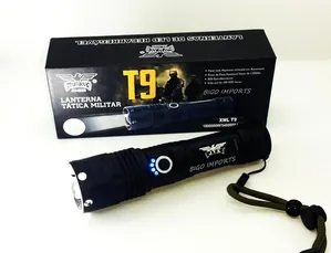 Lanterna Tática Led T9 Recarregável Jyx 8890 Com Zoom