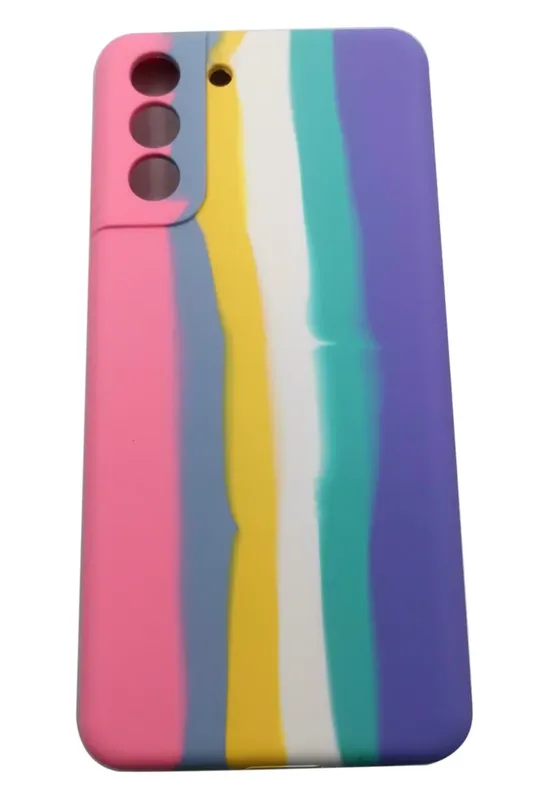 Capa Capinha Compatível Com Samsung Galaxy S21 Plus Colorido Veludo Bonito Cores