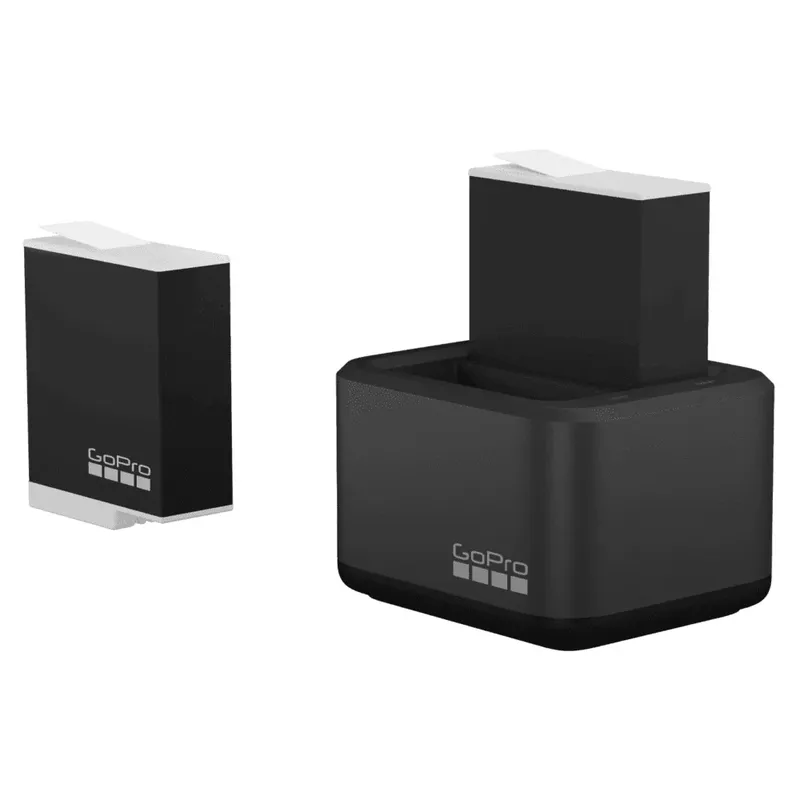 Carregador De Bateria Gopro Duplo, Baterias Enduro Para Hero11, Hero10 E Hero9