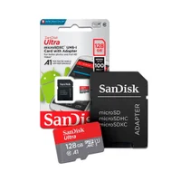 Micro SDhc 128GB Ultra Uhs-i 100MB SDsquar-128g-gn6ma Sandisk