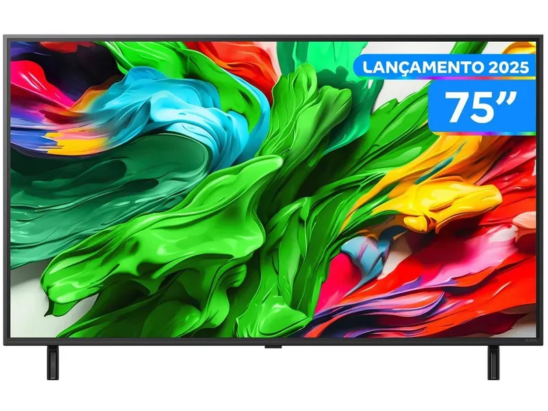 Smart TV 75" LG 4K QNED MiniLED 75QNED85ASG webOS 25 ?8 AI Processor 4K Gen2 QNED MiniLED Alexa 4 HDMI 2.1 2 USB