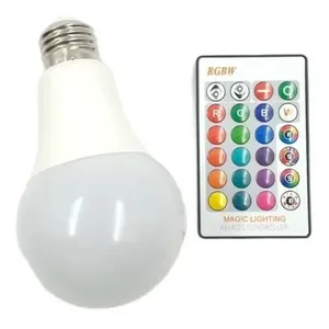 Lâmpada Colorida LED RGB Bulb 16 Cores 10w