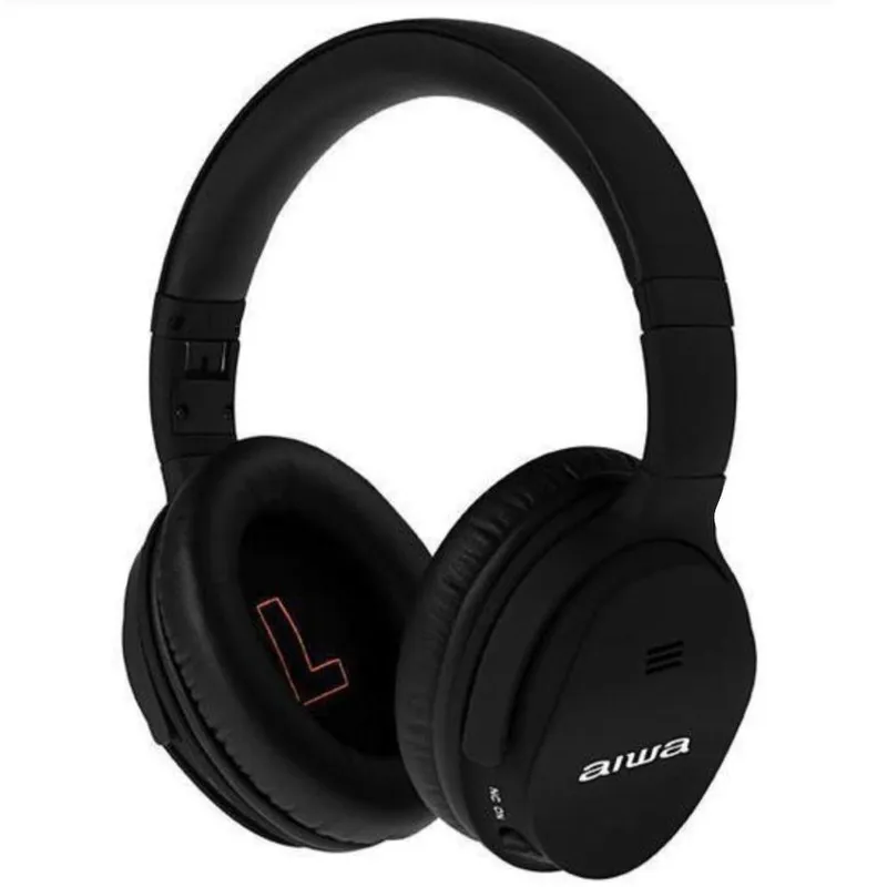 Fone De Ouvido Headphone Aiwa, Bluetooth, Cancelamento De Ruído - Aw8ncbt