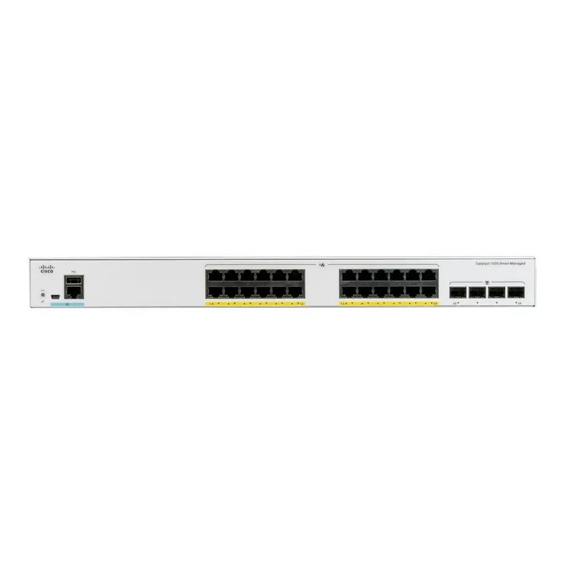 Switch Cisco Catalyst 1000, 24 Portas, GE, POE, 4x1G, SFP - C1000-24t-4x-l