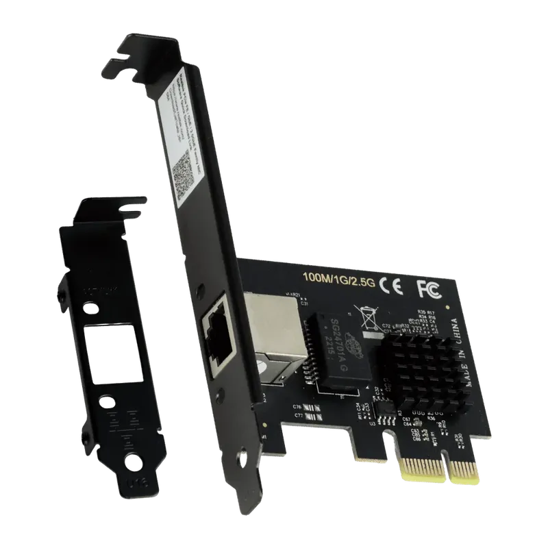Placa De Rede 2.5g Rj45 PCi-e X1 PCyes Lc2500-1p