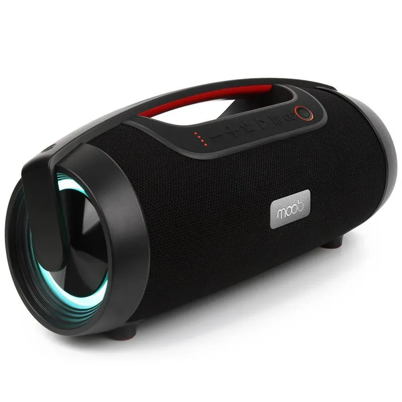Caixa de Som Portátil Moob, Bluetooth, LED, Moobox Live, Resistente À Água - Ipx5 80w