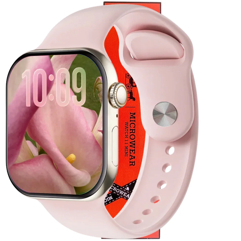 Smartwatch W11 Pro Mini 42mm Relógio Serie 11 Tela AmoLED Whatsapp Nfc Gps