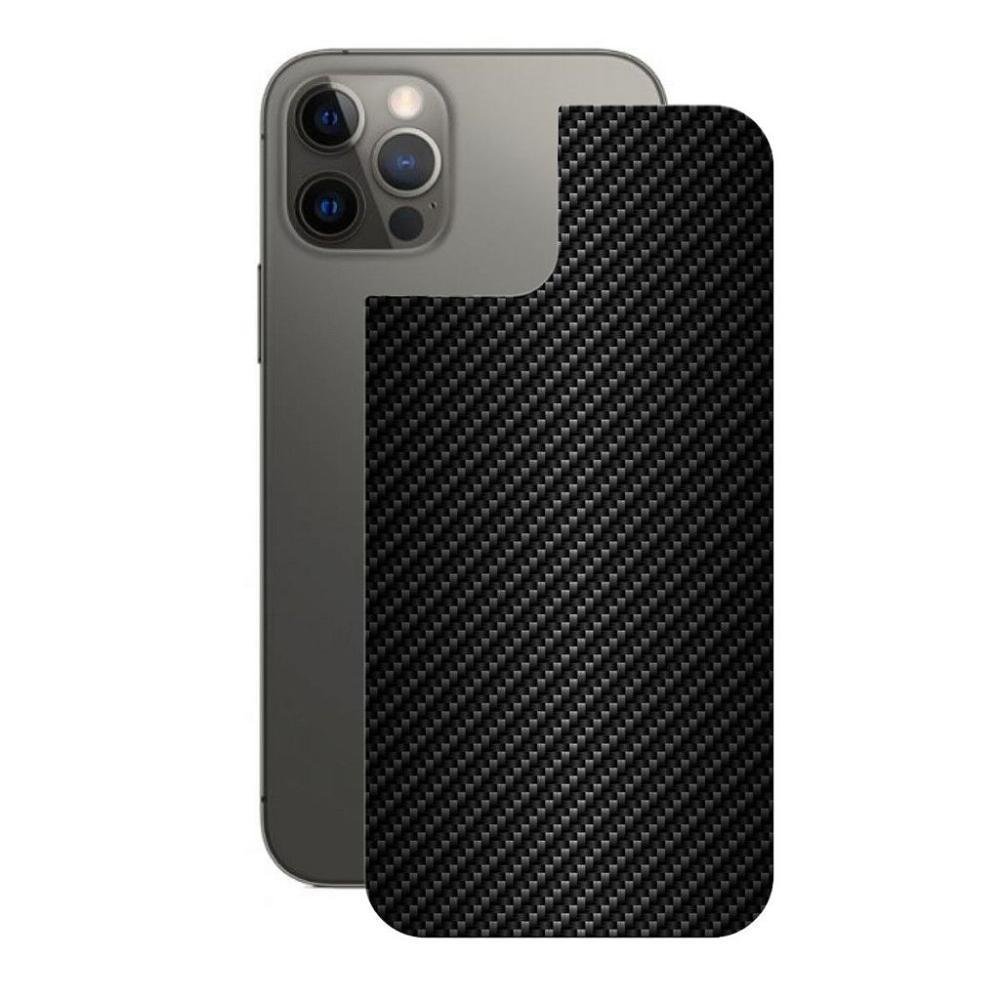 Película Para Iphone 12 Pro - Traseira De Fibra De Carbono, Preta - Gshield