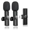 Microfone Lapela Sem Fio Hmaston Mk-09 Preto