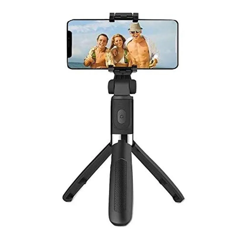 Tripe Bastão de Selfie, Controle Bluetooth, Retrátil