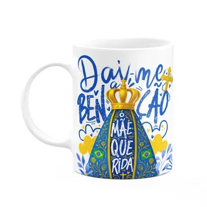 Caneca Religiosa N.s Aparecida - Dai-me A Benção