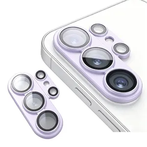 Película De Câmera Metal Lente Vidro Temperado Compatível Com Samsung Cor:lilas;tamanho:s26 Plus
