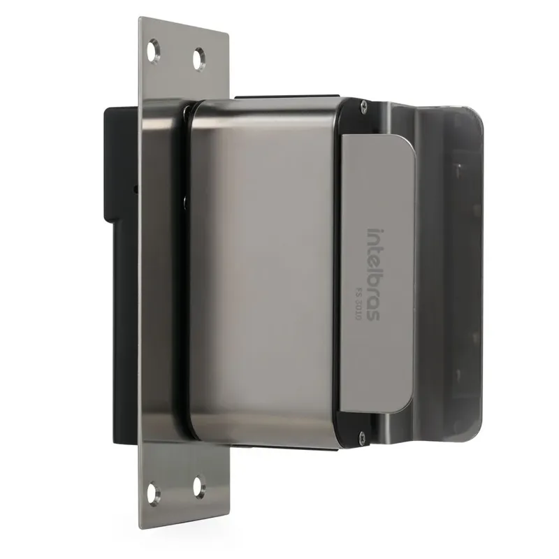 Fechadura Solenoide Fail Safe Para Porta Vidro X Alvenaria Fs 3010 A Intelbras