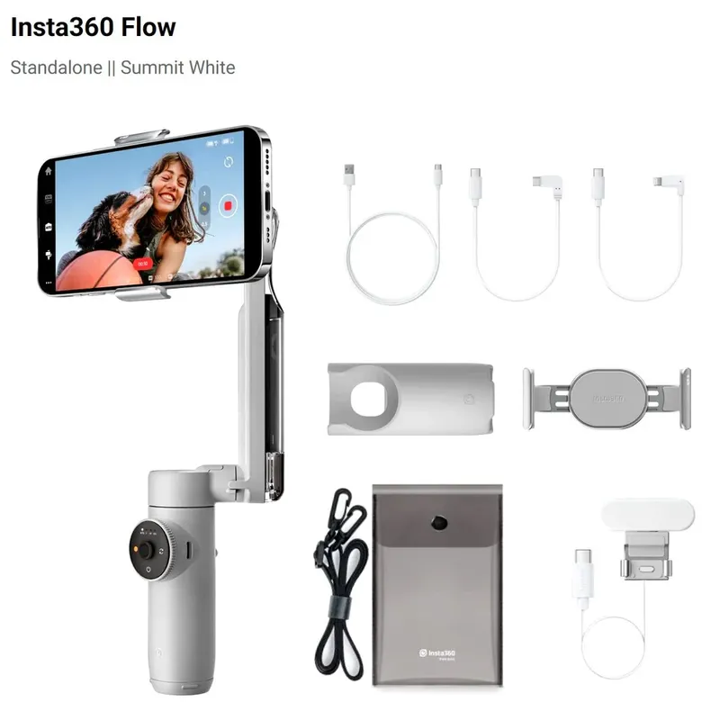Estabilizador Eletrônico Insta360 Flow Creator Kit De Smartphones