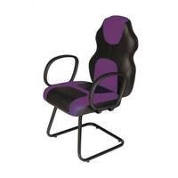 Cadeira Gamer Design Office Móveis Interlocutor Linha Gamer Racing, Peso recomendado: até 120 kg, Roxo