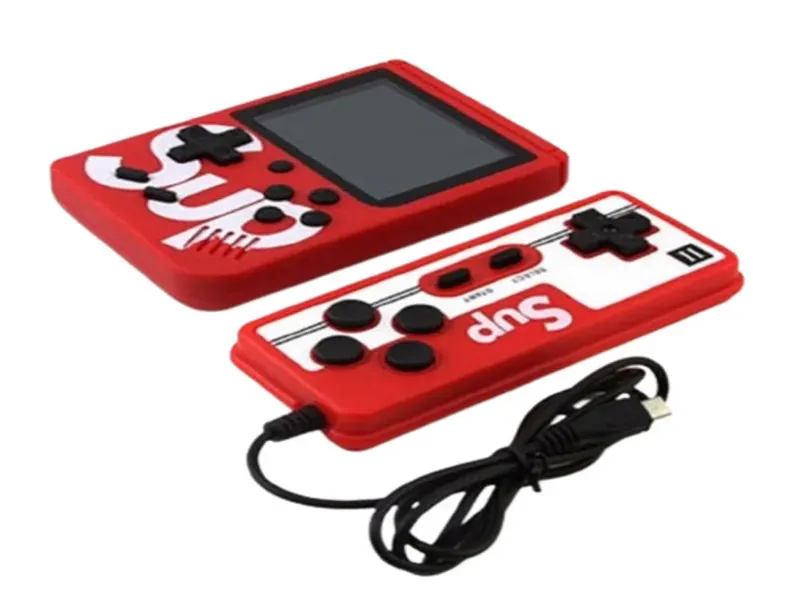 Mini Videogame Portátil Com Teclado 400 Jogos Integrados