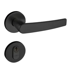 Fechadura Concept Externa 40mm Roseta Preta Rr1 401-40ce Ccz-55 Ep Pado