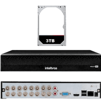 Dvr Intelbras Mhdx 1016 16 Canais Inteligência Artificial+hd 3TB