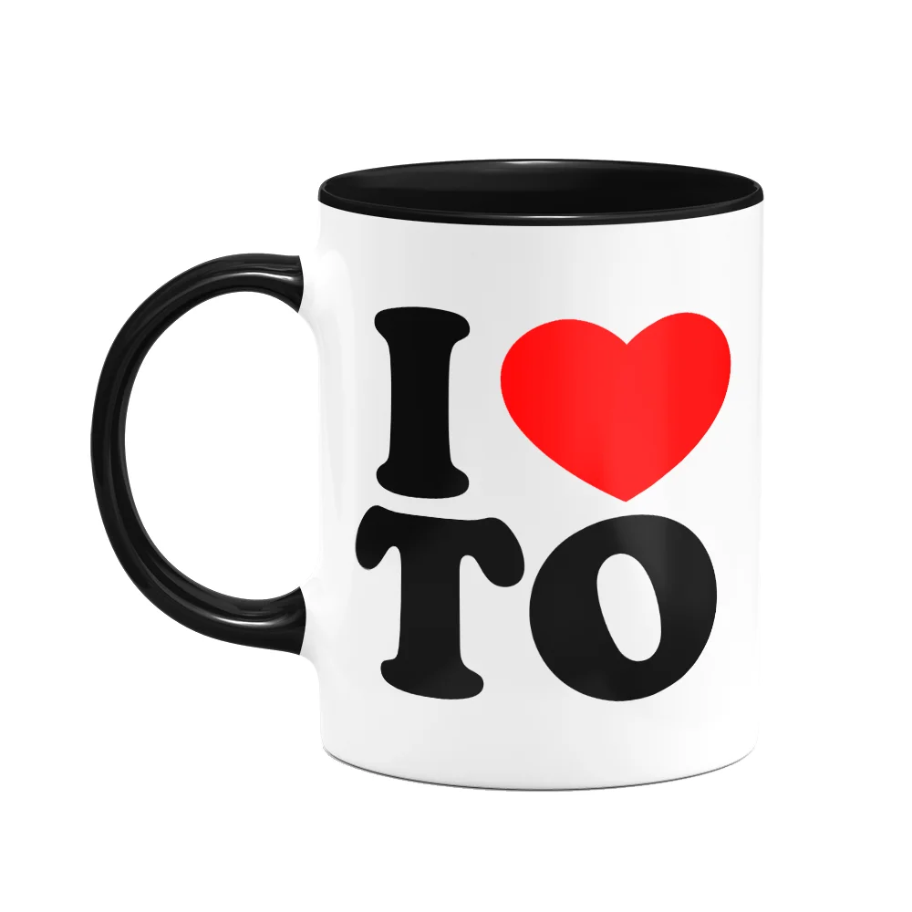 Caneca I Love To - Tocantins - 325ml - Branca