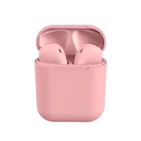 Fone De Ouvido Bluetooth Sem Fio Inpods 12 Macaron Rosa Pastel