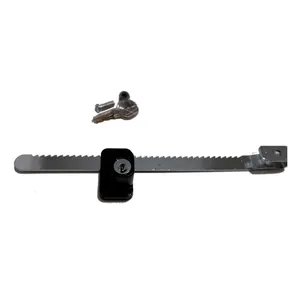 Fechadura Para Vitrine Tipo Serra 20cm Cromado Gold