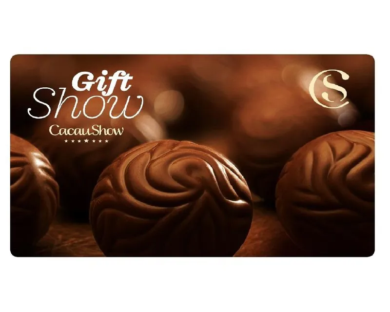 Gift Card Cacau Show: 30 Reais - Cartão Presente Digital