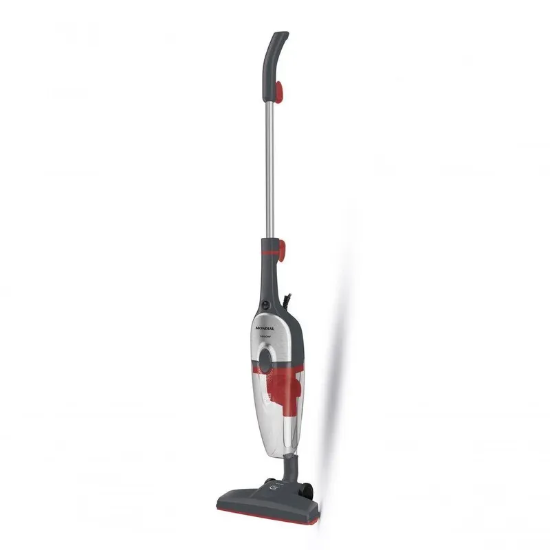 Aspirador De Pó Vertical Mondial 1550w Cinza Com Inox 220v