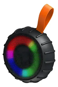 Caixa De Som Bluetooth Portátil Potente À Prova D'agua Inova Cor Preto