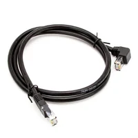 Cabo De Rede Cat6 Plug De 90º Graus Para Baixo - 7 Metros