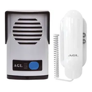 Porteiro Eletrônico Residencial Agl P10s Alumínio