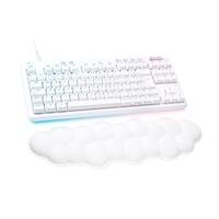 Teclado Mecânico Gamer Logitech G713, Coleção Aurora, Switch GX Red Linear, RGB LIGHTSYNC, Layout ABNT2, Apoio para Mãos, Branco - 920-010705