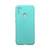 Capa Samsung A11 Silicone Aveludada Protege Câmera Colorida Capinha Anti Impacto A11:turquesa