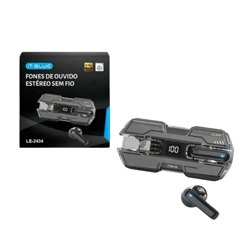 Fone De Ouvido Bluetooth It-blue Le-2434 Estéreo