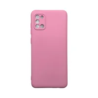 Capa Samsung A31 Silicone Aveludada Protege Câmera Colorida Capinha Anti Impacto A31:rosa 03