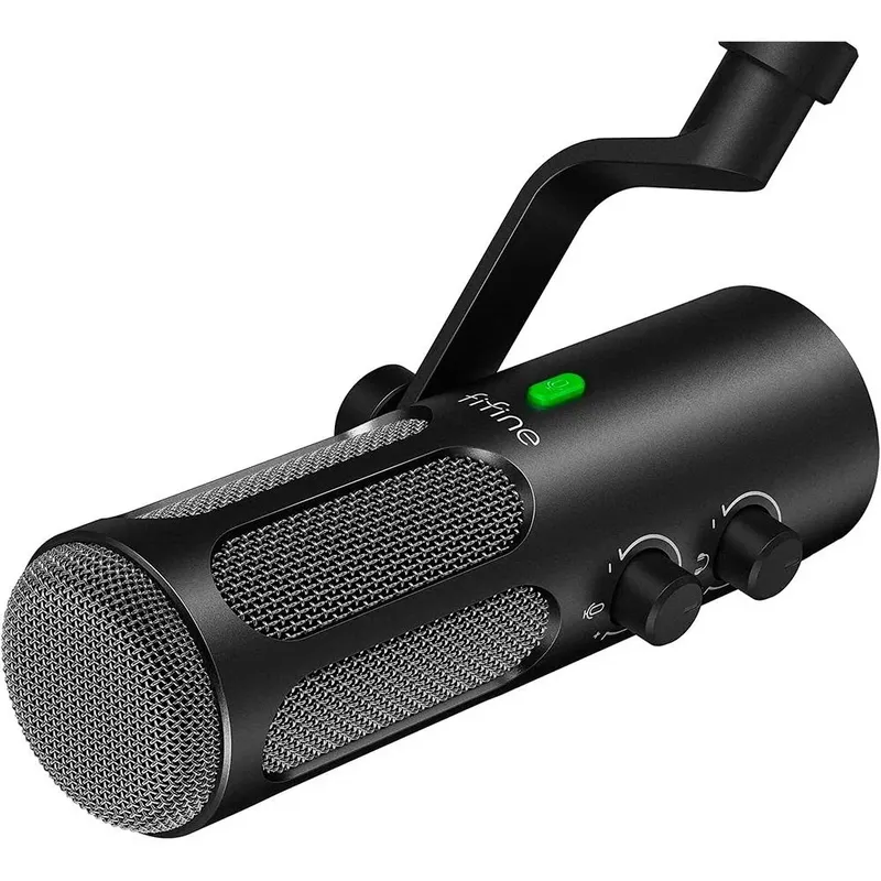 Microfone Gamer Dinâmico Fifine Tank3 Usb/xlr – Preto