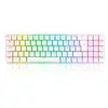 Teclado Mecânico Gamer Redragon Ashe, RGB, Switch Red Branco - K626-KB-W (PT-RED)