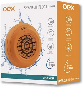 Caixa De Som Oex, Bluetooth a Prova D'agua, 10w, Micro Sd - Sk414